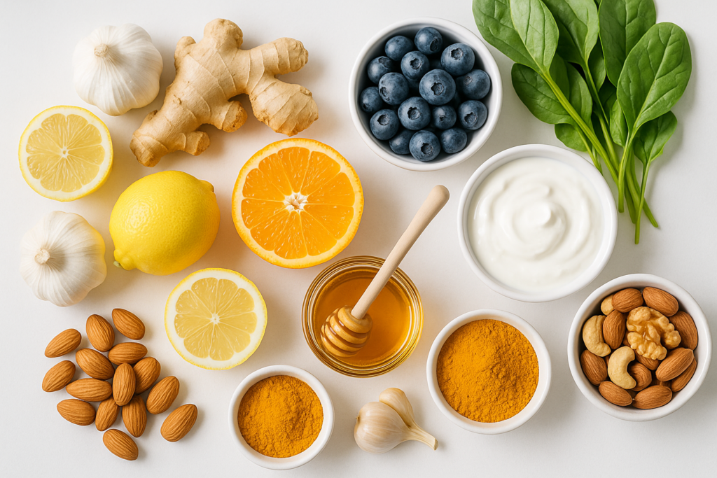 20251203 1443 immune boosting foods simple compose 01kbj08dfsedwt4pjvyffkqxgf